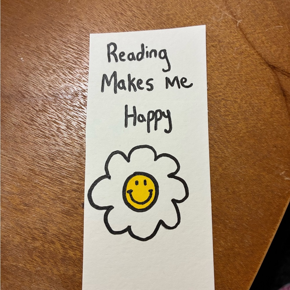 Happy Flower bookmark - Picture 2 of 2